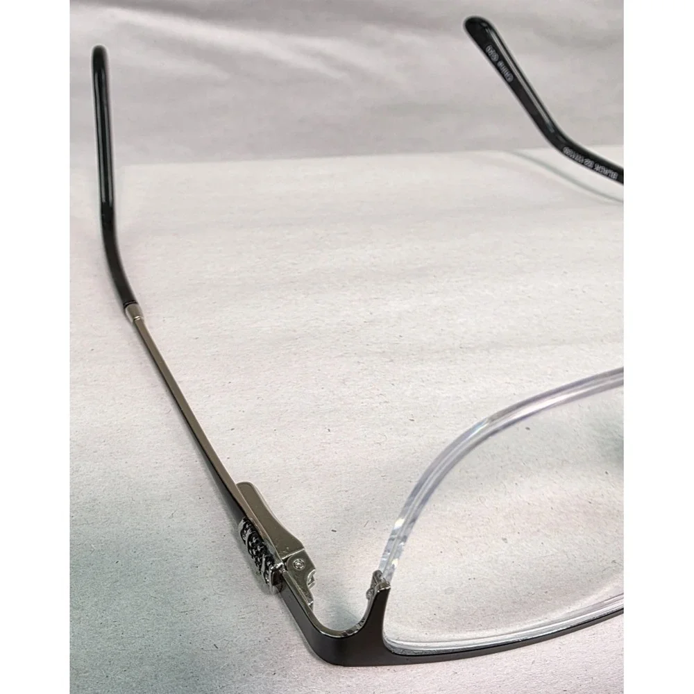 La Scala 861 52-17-135 Black/Silver Half Rim Eyeglasses Frame G20